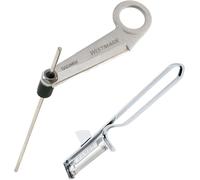 Lbgwp60-Coupe Radis/Spirale, Longueur 24 Cm + 1 Éplucheur, Lame En Acier Inoxydable/Aluminium/Acier, Radi + Famos, Argent/Gris, 513022e6