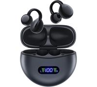 lbgwp60-couteurs À Oreilles Ouvertes Bluetooth 5.4 Sans Fil, 40H Autonomie Ipx7 Étui Écran Led, Confort Léger Adapté Lunettes, Pour Sport/Running/Bureau - Casque Open Ear