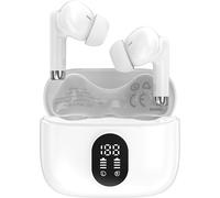 lbgwp60-couteurs Sans Fil Bluetooth 5.4, Écouteurs Intra-Auriculaires Souples, Chargement Usb-C, Écran Led, 6 Heures De Lecture, Microphone Intégré Pour Musique, Appels Et Travail, Compatibles Avec