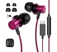 lbgwp60-couteurs Usb C, Pour Iphone 16E, 15 Pro , Galaxy A56, A55, A36, A35, A54 5G, Type C, Port Usb C, Stéréo Hifi, Avec Câble Et Microphone, Pour Samsung S25, S24, Ipad Pixel 9A, 8, Poco X7 Pro, R