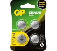 lbgwp60-Cr2025 - Lot De 4 Lithium Piles Au Lithium Bouton Cr 2025 3V - Longue Durée De Vie