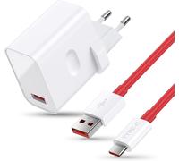 lbgwp60-Dash Chargeur 5V 4A Oneplus Avec Câble De Charge Dash Charge Usb C Adaptateur De Charge Rapide 20 W Compatible Avec Oneplus 7 6T 6 5T 5 3T 3, Vooc Pour Oppo Reno Z
