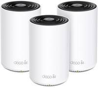 lbgwp60-Deco Wifi 6E Mesh Axe5400Mbps Tri-Bande Deco Xe75 Pro(3-Pack), Couverture De 670¿, Wpa3, 1 Port 2.5G, 2 Ports Gigabit, Idéal Pour Grandes Maisons, Profitez Au imum De Votre Abonnement Fibre