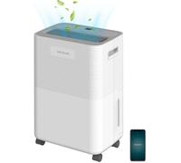 lbgwp60-Déshumidificateur Bigdry 8000 Expert Connected. 16 L/Jour, Réservoir Amovible De 2 L, Contrôle Via Wifi, Fonction De Séchage De Vêtements Et Minuterie 24 Heures, Zone De Couverture De 30 M2