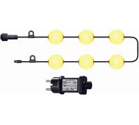 Lbgwp60-D'extérieur 6 Boules Ampoule Led Bolly Light 5,5m Avec Crochet