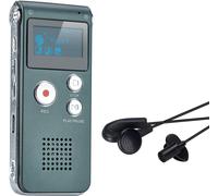 lbgwp60-DictaphoneEnregistreur Numérique Portable Enregistreur Vocal 8Gb Enregistreur Audio Lecteur Mp3 Dictaphone Lcd (Gray)
