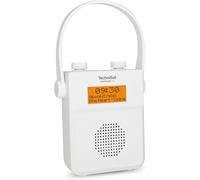 Lbgwp60-Digitradio 30 - Radio De Douche Dab+ Étanche (Fm, Radio Numérique Dab, Batterie Intégrée, Bluetooth, Étanche Ipx5, Réveil, Mémoire Favoris, Prise Casque) Blanc