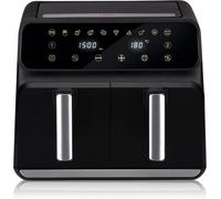 lbgwp60-Double Air Fryer 8L - Fritseuse Sans Huile Pour 4 À 8 Personnes - Airfryer Xxl - Airfryer Electrique - Affichage Led - 230V - 1700W - Noir