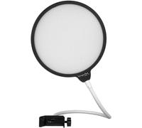 lbgwp60-Dragonpad - Filtre Anti-Vent Et Anti-Pop Pour Microphone Avec Support Pivotant 360° Flexible Noir/Blanc