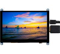 lbgwp60-Écran 5 Pouces Hdmi Lcd 800X480 Tft Écran Tactile Capacitif Display Moniteur Pour Raspberry Pi 4B/3B+/A+/B/2B/B+/A+/Zéro W Compatible Avec Windows 10/8.1/8/7