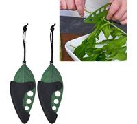 lbgwp60-En Acier Inoxydable Herb Stripper Multifonctionnel 9 Trous Décapant De Feuilles De Légumes Avec Support De Protection Outil Parfait Pour Décaper Les Herbes Et Les Feuilles
