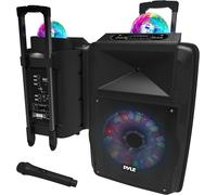 lbgwp60-Enceinte Bluetooth,700W, Enceinte Active Karaoke, Haut Parleur Portable Rechargeable Alimenté Par Batterie, Ensemble De Microphone Avec Bluetooth Mp3, Usb, Micro Sd, Fm Radio, Aux,Lumières De
