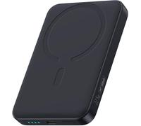 Lbgwp60-Enerfill Magsafe Powerbank 10000mah 22,5w Batterie Externe Sans Fil Magnétique Power Bank Usb C, Mini Rapide Chargeur Portable Compatible Avec Iphone Séries 16/15/14/13/12/Pro/Pro , Noir