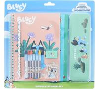 lbgwp60-Ensemble De Papeterie Bluey Bumper Fournitures Scolaires Et Kit D'Art Pour Enfants Cadeaux Et Papeterie Bluey Pour Enfants