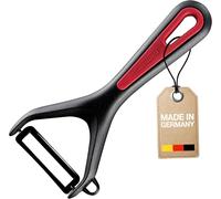 Lbgwp60-Éplucheur À Légumes Et À Asperges Avec Lame En Céramique Et Emporte-Pièce, Gallant, Noir/Rouge, 291122e1