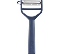 Lbgwp60-Eplucheur T-Duo - Manche Polymère - Double Lame Inox - Epluche-Légumes, Préparation Juliennes - Droitiers Et Gauchers - Passe Au Lave-Vaisselle - Bleu
