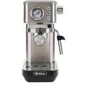 lbgwp60-Espresso Slim Metal 1381, Machine À Café Avec Manomètre, Compatible Avec Café En Poudre Et Dosettes Ese, 15 Bar , Filtre 1 Ou 2 Tasses, Buse Cappuccino, 1300W, Argent