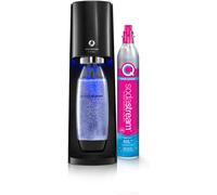 lbgwp60-ETerra Machine À Eau Pétillante Et Soda Électrique Pack 1 Bouteille 1L Compatible Lave-Vaisselle + 1 Recharge De Gaz 60L À Clipser Noire