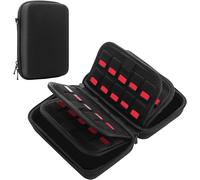 Lbgwp60-Étui De Support De Cartouche De Jeu À 80 Emplacements, Organisateur De Rangement À Coque Rigide En Nylon Eva Pour Ps Vita, Porte-Carte De Voyage Portable Avec Étui Pour