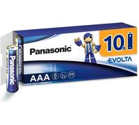 lbgwp60-Evolta Pile Alcaline, Aaa Micro Lr03, Paquet De 10 Dans Un Emballage Sans Plastique, 1,5 V, Pile Premium Avec Une Puissance Particulièrement Longue Durée, Alcaline.