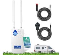 lbgwp60-Falcon Lte 4G Combo Antenne Extérieure, Y Compris Routeur Wifi 150Mbit Intégré Et Pack D'Accessoires Pour Caravane I Camping-Car I Bus I Bateau I Van I Voiture I Camion