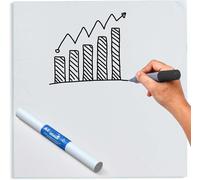 Lbgwp60-Feuilles Adhésives Au Mur ¿ Tableau Blanc Statique Et Portable A2 ¿ Petit Tableau Blanc Pour Murs, Portes, Fenêtres, Réfrigérateurs Et Verre ¿ Facile À Nettoyer Et Effaçable À Sec