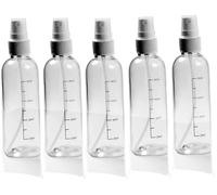 Lbgwp60-Flaconspray Vide,5 Pcs Bouteille Spray,100ml Flacon Vaporisateur Fine Brume,,Plastique Pulverisateur Voyage, Atom Ur Rechargeable Transparent Flacon Pour Parfum, Tonique, Alcool Nettoyage,Jar