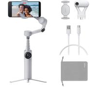 lbgwp60-Flow 2 Pack Traqueur Ia, Gris - Stabilisateur Pliable Pour Téléphone, Suivi Par L'Ia Dans Toutes Les Applis Iphone/Android, Suivi De Plusieurs Personnes