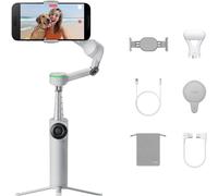 lbgwp60-Flow 2 Pro Gris Pack Créateur - Stabilisateur Ia Pliable Pour Téléphone, Apple Dockkit, Suivi 360°, Perche À Selfie Et Trépied Intégrés, Magsafe, Lumière Spotlight Pour Vlog/Voyages
