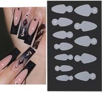 Lbgwp60-French Nail Tips Dessin Guide Stickers French Nail Form Gel Polish Sticker Manucure Stencil Tools French Line Stickers