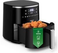 lbgwp60-Friteuse À Air 5L 1500W, Airfryer 8-En-1 Numérique, Sans Huile, 8 Programmes Prédéfinis, Noir Cabaf1A