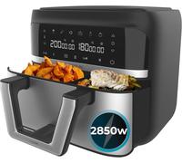 lbgwp60-Friteuse À Air Sans Huile 9 L Divisible En 2 Air Fryer Cecofry Dual 9000. 2850 W, Diététique Et Digitale, Panneau Tactile, Température Duale Et Réglable, 6 Modes, Technologie Perfectcook.