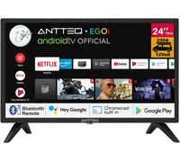 lbgwp60-G24 Smart Tv 24 Pouces (60 Cm), Television 220/12V, Bluetooth Compatibilité Avec Google Assistant, Triple Tuner (Dvb-S2/T2/C), Wifi, Bluetooth, Hdmi, Usb, Miroir DÉcran, Idéal Camping