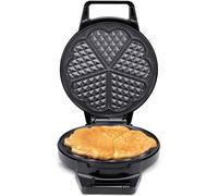 lbgwp60-Gaufrier- Forme Coeur - Revêtement Antiadhésif - 5 Gaufres - 1000 W - Noir
