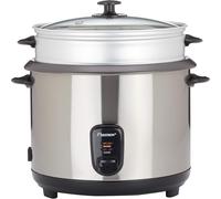 lbgwp60-Grand Cu ur À Riz Avec Panier Vapeur Et Fonction Maintien Au Chaud, 2,8 L, 1000 W, Acier Inoxydable, Argent