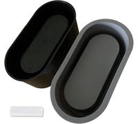 Lbgwp60-Grand Moule Ovale En Silicone - 17,8 X 8,3 Cm (L X H) - Modèle En Silicone Pour Pots De Fleurs En Béton - Pour Plantes Succulentes - Modèle En Béton