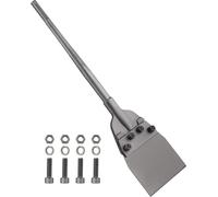 lbgwp60-Grattoir Sol Sds 150Mm×635Mm,Burin À Spatule Robuste Avec 4 Boulons Et Écrous,Burin Sds Pour Enlever L'Adhésif Carrelage Et Sol, Moquette, Linoléum