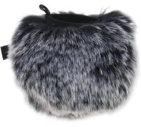 lbgwp60-Housse De Protection Contre Le Vent Pour Microphone Compatible Avec Blue Yeti Nano Avec Bande Élastique Noire Et Blanche En Fourrure Synthétique