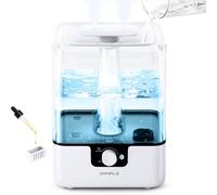 Lbgwp60-Humidificador Bebés, 6l Hasta 50h Para Dormitorio, 26db Silencioso Top-Fill Humidificador Para Bebés Y Plantas, Difusor Aromatizador, Boquilla Giratoria De 360° Luz Nocturna