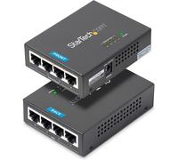 lbgwp60-Injecteur Poe+ À 4 Ports Gigabit - Midspan Power Over Ethernet À Fixation Murale - 802.3At/Af (Poeinj4G)