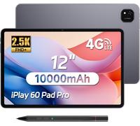lbgwp60-Iplay 60 Pad Pro 12+128Gb - Tablette 12" - 2.5K Ips 90Hz 16Mp Caméra 4 Haut-Parleurs 10000Mah Android 14 + Ota Wifi/4G Appels Déverrouillage Vi