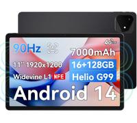 lbgwp60-Iplay 60 Pro 11 Pouces Tablette, 90 Hz Reflex 1920 X 1200 Fhd Android 14 Tablette, 16 Go (6 +10) Ram+128 Go+512 Go Expand, Mediatek Helio G99 Octa-Core, Widevine L1, 7000Mah, Quad Speaker