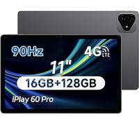 lbgwp60-Iplay60 Pro Tablette Android 14 - Tablette 11'' Fhd 1920X1200 90Hz - Mtk G99 Octo-Core - 16Go + 128Go/1,5To, Wifi + 5G Lte Dual Sim, 4 Haut-Parleurs, 7000Mah, Widevine L1, Gps, Gris