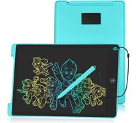 lbgwp60-Jouet Enfant Garcon Cadeau, Pour 2, 3, 4, 5, 6 Ans, Tablette A Dessin Enfant 12 Pouces, Jouets Éducatifs Effaçables Pour Tout-Petits Jouets Pour Anniversaire, Pâques, Fête Des Enfants,Bleu