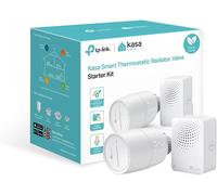 lbgwp60-Kasa Ke100 Kit Ke100 Valve De Radiateur Intelligente, Économie D'Énergie, Affichage Led, Programme Trv Intelligent, Fonctionne Avec Alexa Et Google, Installation Facile