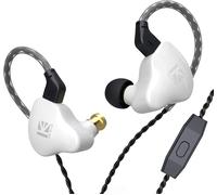 lbgwp60-Kbear Ks1 Écouteurs Filaires Avec Basses Profondes 1Dd Et Réduction Du Bruit Avec Micro Pour Ordinateur Portable, Android, Téléphone Portable, Entraînement, Blanc Avec Microphone.¿