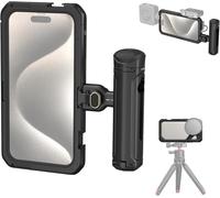 Lbgwp60-Kit De Cage De Téléphone Portable Pour Iphone 15 Pro , Kit De Cage Vidéo Mobile Avec Poignée À Dégagement Rapide Sans Fil Pour Enregistrement Vidéo/Youtube/Diffusion En Direct/Vlog - 4393