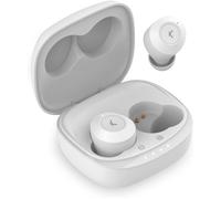 lbgwp60-Ksix Oblivion Casque Sans Fil Bluetooth, Microphone Hd Pour Appels, Résistant À L'Eau, Assistants Vocaux, 19H D'Autonomie, True Wireless Stereo, Contrôle Tactile, Blanc