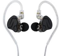 lbgwp60-Kz Zsn Pro X Écouteurs Hybrides En Métal Avec Double Pilote 1Ba+1Dd Hifi Intra-Auriculaires Avec Câble Détachable Encastré 2Pin(Gris, Avec Micro)