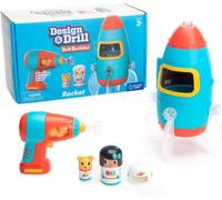 lbgwp60-Learning Resources Fusée Bolt Buddies Design & Drill, Jeu De Construction Pour La Motricité Fine